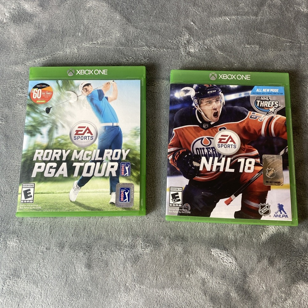 XBOX‎ ONE Rory McIlroy PGA Tour & NHL 18; EA Sports